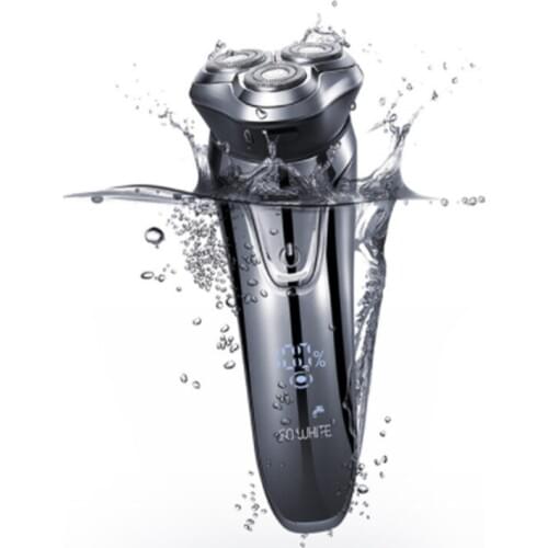 Smart Electric Shaver Razor for Men Beard Hair Trimmer Rechargeable 3D Head Dry Wet Shaving Machine Washable Dual Blade