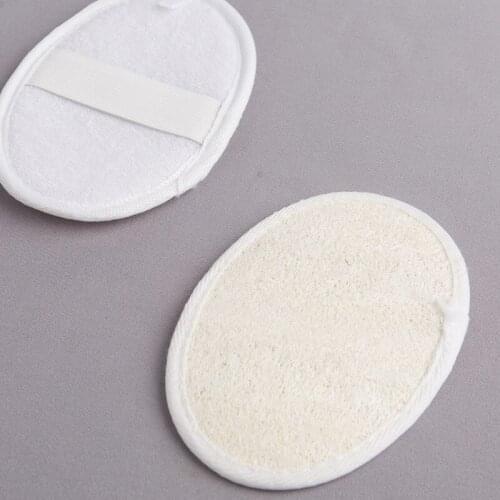 1 Pcs Bath Sponge Rubbing Back Towel Body Scrubber Sponge Bath Rub Exfoliate Bath Glove Oval Bath Face Towel Wash