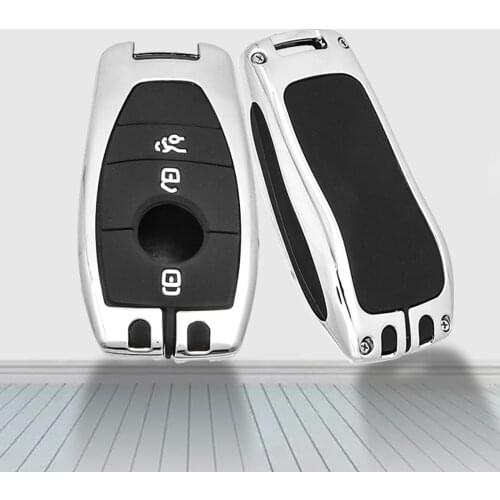 1 PCS Car Key Full Case Cover Holder Protect for Mercedes A W177 E-Class 2017（E200 / E200L / E300 / / E320/ E400）-S-Class 2018