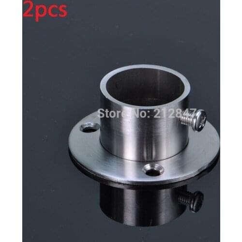2pcs 45mm x 20mm Welding 304 Stainless Steel 3 Bolt Weld Neck Pipe Flange