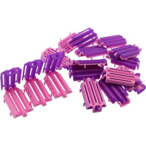 30pcs/bag Hair Clip Wave Perm Rod Bars Corn Curler DIY Curler Fluffy Clamps Rollers Fluffy Hair Roots Perm Hair Styling Tool