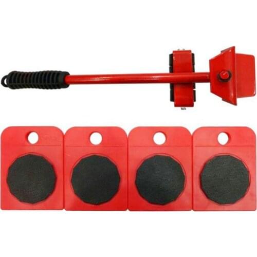 5Pcs/set Moving tools Professional Furniture Transport Lifter tool Set Heavy Stuffs Moving Hand Tools Set Wheel Bar Mover Device