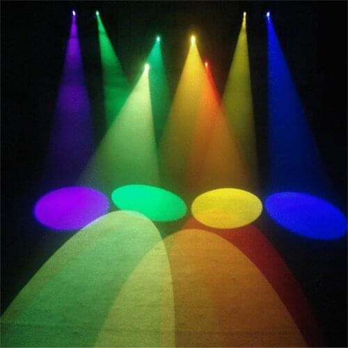 5W Single Color Mirror Ball Beam Lamp Disco Bean LED Pinspot Spotlight Effect Stage Light For Christmas Wedding Party DJ KTV Bar