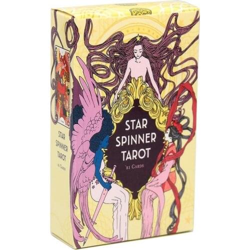 81pcs Star Spinner Tarot Card English Version Oracle Divination Fate Game Deck Table Board Games Playing Card With PDF Guidebook