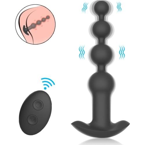 Anal Vibrator Male Prostata Massager Anal Beads Butt Plugs G Spot Dildo Vibrations Sex Toys for Men Gay Women USB Charge 5