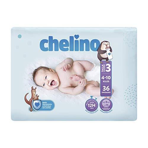Chelino Fashion & Love, Talla 3, 36 pañales
