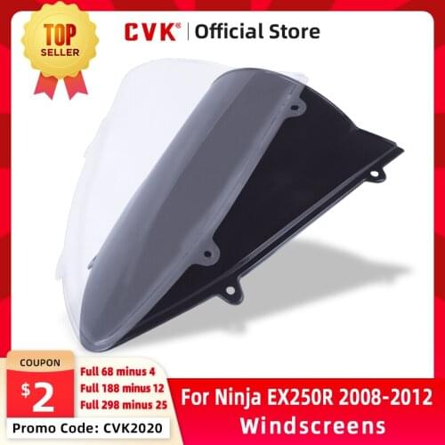 CVK Windshield Spoiler Windscreen Air Wind Deflector For KAWASAKI Ninja EX ZX 250 R EX250 EX250R 2008 2009 2010 2011 2012 ZX250R
