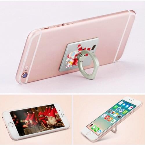 Santa Claus Expanding Phone socket ring Holder Universal Mobile Phone Finger Grip Holder Flexible Phone Stand for all phone