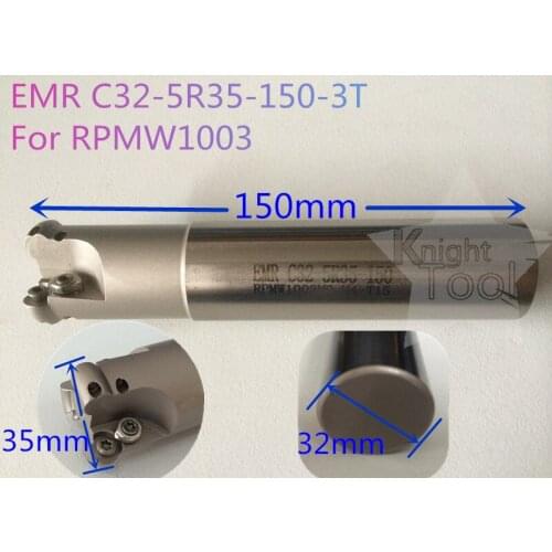 EMR C32-5R35-150-3T Round Dowel End Mill EMR Corner Rounding End Mill for RPMW1003