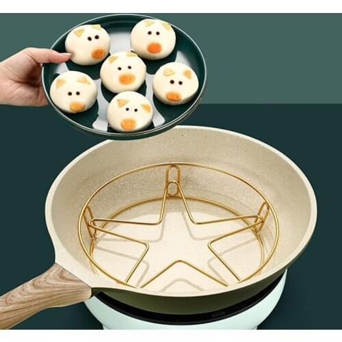 HOT Multi-Use Pot Trivets Heavy Duty Stainless Steel Durable Pot Steaming Tray Pot Accessories For Kitchen