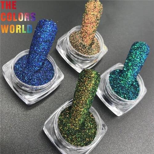 Cosmetic Grade Nail Glitter Chameleon Color Shift Colorful uñas Decoraciones Tattoo Tumbler Crafts Manicure Festival Accessories