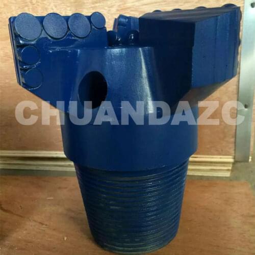 Best quality 3 blades 190mm PDC Drag Drill Bit with 3Wings for soft formations