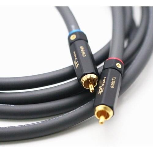 Monster M850sw single crystal copper OCC fever audio amplifier RCA audio cable CD tube amplifier double lotus signal cable