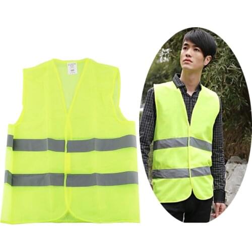 High Visibility Neon Car Reflective Vest Waistcoat Emergency Belt Clothing Motorcycle Off Road 4x4 Accessories For Marine Boat