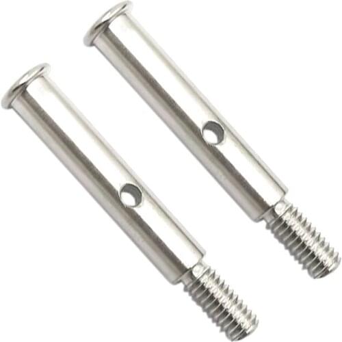 A Pair 3637 Front Axles Suitable for Traxxas Rustler RC Vehicle and Other RC Vehicles
