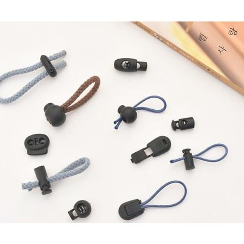 10Pcs Plastic spring buckle, rope stop buckle,Spring Stop Cord Lock Ends Toggle Stopper Clip For Sportswear Clothing Shoes Rope