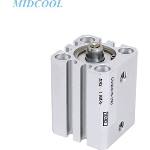 Air Cylinder Pneumatic Compact Cylinder CQS CDQS CQS12 CDQS12 Storke 5 10 15 20 25 30mm