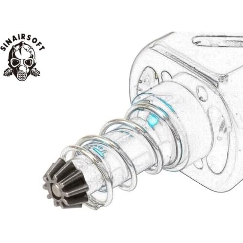 SINAIRSOFT Motor Pinion Gear Type D For Airsoft AEG Motor
