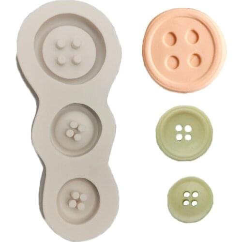 Button Silicone Mold Fondant Cakes Decorating Tools Silicone Mold Sugarcrafts Chocolate Baking Tools For Cakes Gumpaste Form