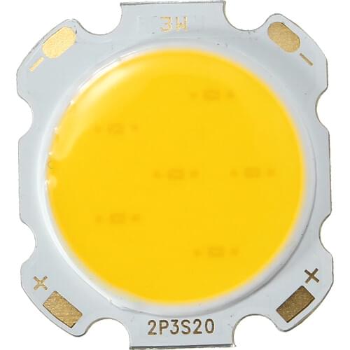 LED Chip Light Spotlight 3W High Power COB Light Bulb Beads Integrated Surface Chip Board for Flood Light Spotlight DIY Lighting