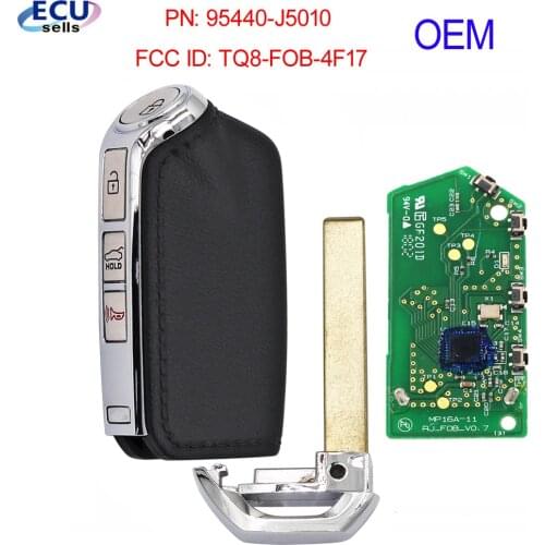 OEM 4 Buttons Smart Remote Key Key FOB for KIA Stinger 2019 2020 2021 PN: 95440-J5010 FCC ID: TQ8-FOB-4F17