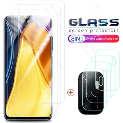 8in1/1to2 camera protective glass for xiaomi poko little poco m3 m 3 pocom3 pro 3pro 3m m3pro 5g 2021 6.5'' lens protection film
