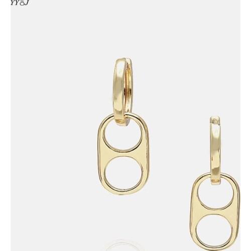 Soda can tab earrings for women 2021 funny small hoop earrings with charm teenage girls y2k jewelry unique unusual jewelry emo