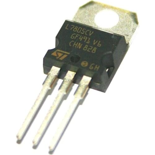 10pcs/lot New L7805CV voltage regulator TO-220 L7805 7805 5V POSITIVE VOLTAGE REGULATORS
