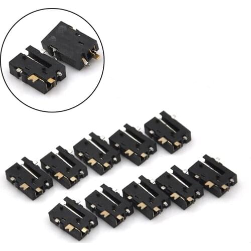 10PCS Female Connector Soldering ROHS DC-056 DC Power Socket DC056 2.5-0.7 MM 2.5X0.7MM SMD SMT 5PINS Tablet Power Sockets