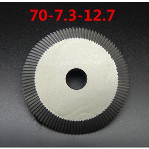 100teeth Milling cutter(70X7.3X12.7) 0011B for Wenxing Key Cutting Machine 201C 201 100E1 100F 100G