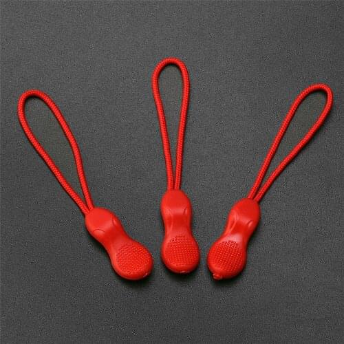 1000Pcs High Quality Zipper Pull Cord Rope Pullers Zip Puller Replacement Ends Lock Zips Bags Clip Buckle Travel Accessories