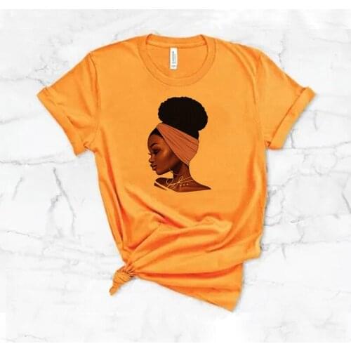 2020 Black Girl T Shirt Women Plus Size Harajuku Tops Summer Tops Fashion Tees Women Funny Kawaii T-shirt Clothes Drop Shipping