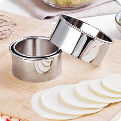 3pcs Stainless Steel Dumpling Tool Set Dumpling Press And Cutter Dumpling Mold Dumplings Cutter Portable Dumplings Wrappers Mold