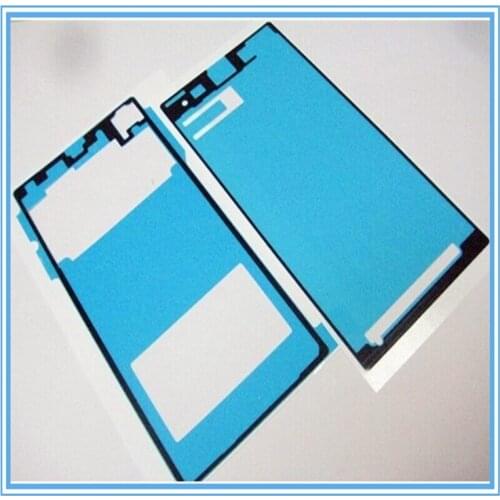 5 Sets 10pcs in Total New Front + Back Adhesive Glue Tape Sticker For Sony Xperia Z1 L39h LCD Frame Back Battery Door Cover Case