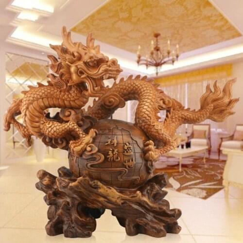 HOME DECORATION ACCESSORIES THE SOURCE OF DRAGON SPIRIT ANIMAL TOTEM DRAGON RESIN HANDICRAFT DECORATION HOME FURNISHING