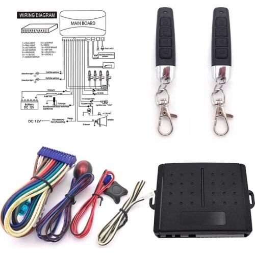 Car Alarm System 13P Car Auto Remote Central Kit Door Lock Locking System With Key Central Locking with Remote Control