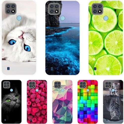 For Realme C21 Case Soft TPU Protective Phone Case For OPPO Realme C21 C 21 6.5" Case Luxury Cartoon Fundas For Realme C21 2021
