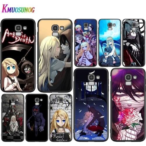 Black Cover Angels Of Death Anime for Samsung Galaxy J8 J7 Duo J6 J5 Prime J4 Plus J3 J2 Core 2018 2017 2016 Phone Case