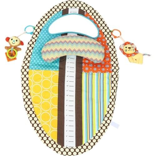 Baby Activity Game Blanket Early Education Height-foot Blanket Diaper Pad Waterproof Kid Crawl Pad Toy Teether Distorting Mirror