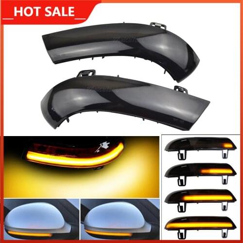 2 pcs Dynamic Turn Signal LED Rearview Mirror Indicator Blinker Repeater Light For Volkswagen VW Golf 5 Jetta MK5 Passat B6