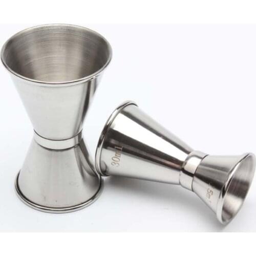 Double Sided Measuring Cup Cocktail Liquor Bar Measuring Cups Stainless Steel Jigger Bartender Drink Mixer Measuring Cup SN3548