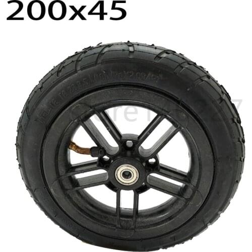 Good quality wheel 200x45 wheel 8 inch Castor Wheel with Tyre & Tube motorcycle parts electric scooter