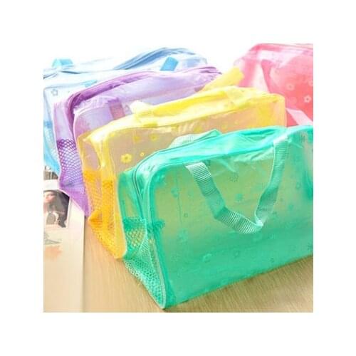 Creative home travel floral makeup bag toiletries bag bath supplies storage bag