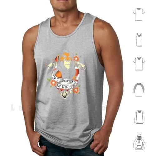King Scar Surrounded Tank Tops Vest Sleeveless King Scar Surrounded Recent Most Popular Best Seller