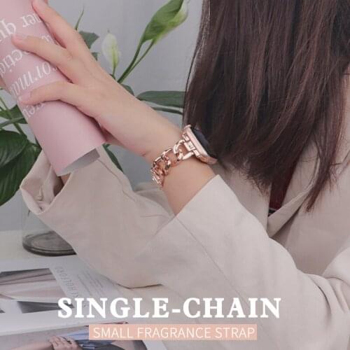 Metal stainless steel strap compatible for Apple watch 44mm 42mm 40mm 38mm Men/Women Replacement belt for iwatch 6 5 4 3 2 1 SE