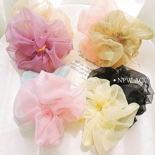 Fashion Hair Accessories cute korea style womens hair Scrunchies lovely candy color Hairbands for girls Ponytail Holder