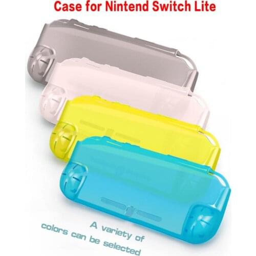 Soft TPU Transparent Shell Protective Case Cover Frame Clear Protector For Nintend Switch Lite Game Console Accessories 4 Colors