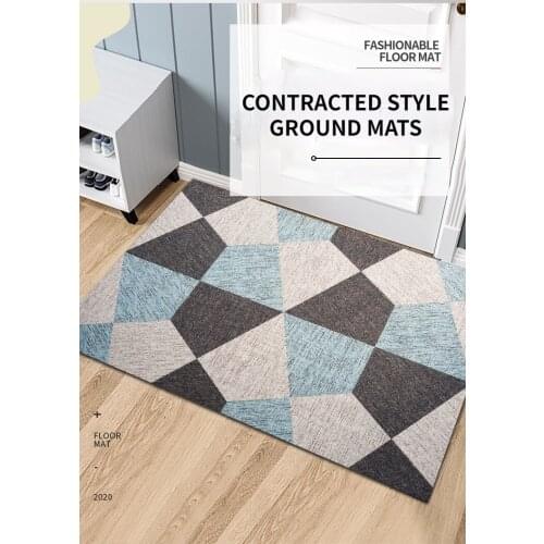 European and American Style Floor Mat Bathroom Non-slip Household Kitchen Water Absorption Door Mat Wash By Washing Machine