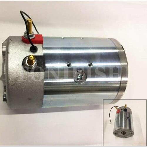 24V small hydraulic power station oil pump motor Semi-electric stacker oil pump motor hydraulic DC