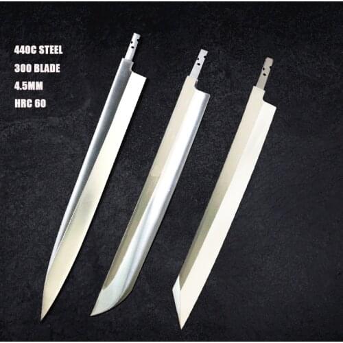 Knife blank diy tool 440C Japanese chef knife kitchen knife salmon raw knife sushi knife meat cutting vegetable knife
